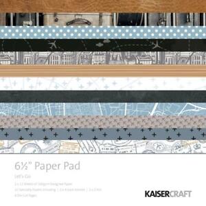Travel Collection 6.5" Inch Paper Pad Paper Crafting Kaisercraft PP1056 New