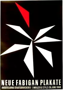 Original Vintage Poster PLAKATE FABIGAN POSTER EXPO 1960 - Bild 1 von 1