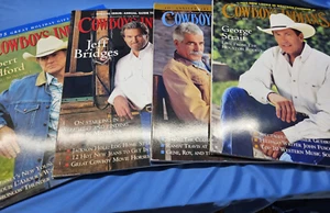 COWBOYS & INDIANS MAGAZINE Lot of 4 Year 2003 Sam Elliott George Strait Redford - Imagen 1 de 7