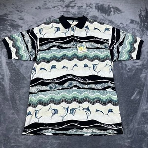 Kahala Polo Golf Shirt Herren Hawaii John Severson Sport Fisch Kurzarm M - Bild 1 von 13