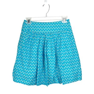 Penguin Skirt Women 2 Scuba Blue Graphic Print Mini Pockets Munsingwear NWT - Picture 1 of 11