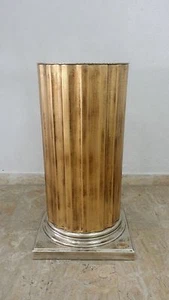 COLONNA CERAMICA ORO E ARGENTO ARREDO CASA SOGGIORNO SALOTTO SALA - Foto 1 di 1