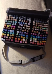 Tongfushop 204 pcs / Stück artist´s marker double head - wie NEU - mit Tasche - Bild 1 von 4