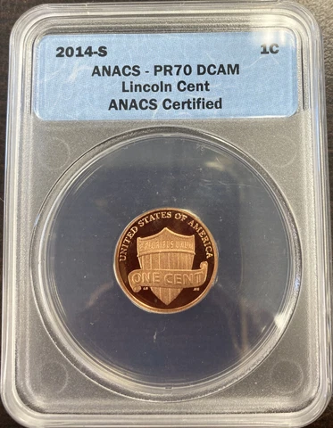 2014-S 1C LINCOLN CENT ANACS PF 70 DEEP CAMEO TOP-POP HIGHEST-GRADES Cover