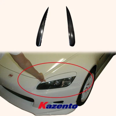 Headlight Eyelid Eyebrow For Honda S2000 Coupe Convertible AP1 AP2 99-09 Carbon Foto 1 de 4