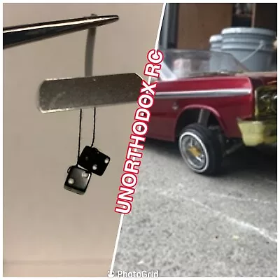 Redcat Sixty four Impala Jevries Rc Lowrider rearview mirror Black Dice - Image 1 of 3