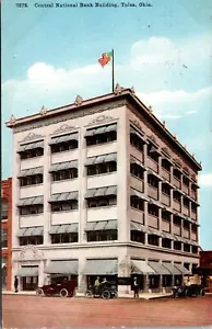 Vintage Tulsa Oklahoma OK Central National Bank Gebäude 1910er alte Ansicht Postkarte - Bild 1 von 2