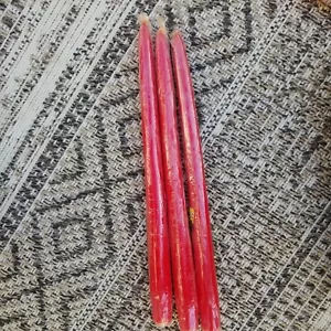 Emkay Masterpiece collection Taper Candles Christmas Decoration (3) red - Picture 1 of 4