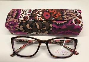 Vera Bradley Larissa Eyeglass Frame RSW Rosewood 54mm Authentic w/Case - Picture 1 of 5