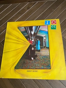 10cc - Sheet Music - Vinyl LP + Lyric Sheet UKAL 1007 Excellent Condition - Picture 1 of 4
