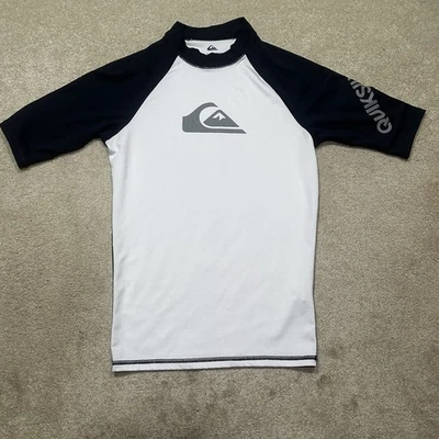 Protector contra erupciones Quicksilver para hombre pequeño blanco azul Foto 1 de 4