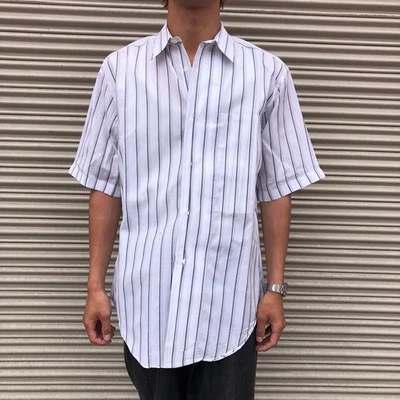 Б/У РЕДКАЯ 80-Х/90-Х ISSEY MIYAKE РУБАШКА С КОРОТКИМИ РУКАВАМИ, РАЗМЕР ПРИЕМЛЕМЫЙ - Изображение 1 из 4