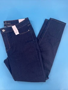White House Black Market Damenjeans The Jegging Denim 12R dunkle Waschung neu mit Etikett - Bild 1 von 5