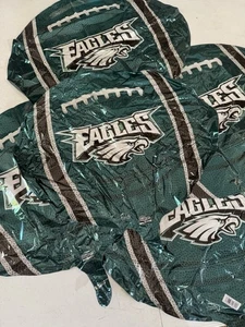 (5) Palloncino in lamina da calcio Philadelphia Eagles forma 21" festa verde COMBINAZIONE - Foto 1 di 3
