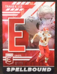 2023 Travis Kelce Elite Lettera INCANTEVOLE " E "...../75.....Kansas City Chiefs - Foto 1 di 2