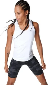 Sweaty Betty Athlete Seamless Workout Tank Sz Large White NWT - Picture 1 of 7