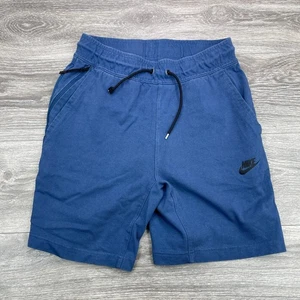 Nike Shorts Mens Small Blue Drawstring Zip Pocket Althetic Swoosh DM6589-410 - Picture 1 of 16