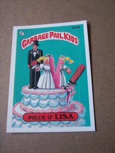 1987 Garbage Pail Kids series 8 Piece O' Lisa 323a GPK OS8 NM-MT - Picture 1 of 2