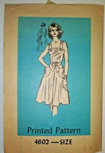 Anne Adams Shoulder Strap Sundress Pattern 4602, Size 14 Mises, orig env - Cut - Picture 1 of 2