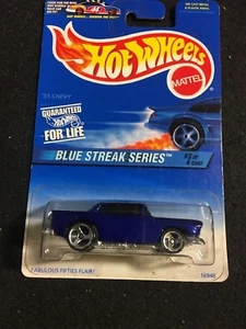 HOT WHEELS BLUE STREAK SERIES CHEVY FABULOUS FIFTIES FLAIR PURPLE 3 OF 4 #575 - Picture 1 of 2