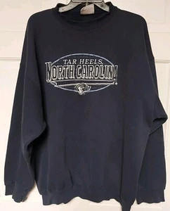 VTG Logo Athletic North Carolina Tar Heels Sweatshirt Crewneck Size XL, NCAA - Picture 1 of 4