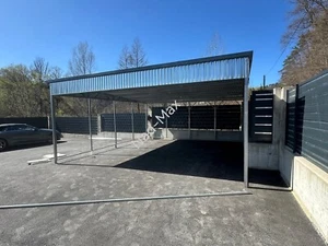 Carport 6x6,5x2,7m Blechgarage Metallgarage Doppelcarport auf Maß Stahlcarport - Bild 1 von 6
