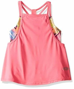 CB Sports Girls' Active 2 Fer Open Back Tank  Size 14/16 - Picture 1 of 1