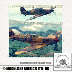 Spitfire Lancaster Hurricane Plane Set No2. Craft Panels in Cotton or Polyester