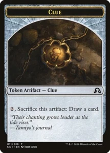 Clue(3) - SOI - Playset of 4 Tokens - MTG - Picture 1 of 1