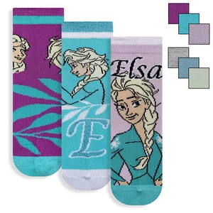 Calzini bambina Disney Frozen Elsa set 3 paia in cotone 6222 - Picture 1 of 23