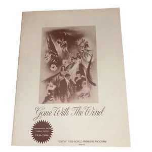 GONE WITH THE WIND 1939 Program Reprint- Commemorative Edition 1936-1986 - Picture 1 of 8