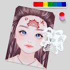 Face Painting Practice Board Pad Painting Exercise Template for Artists