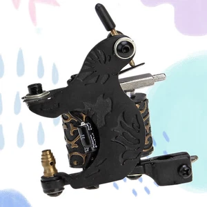 Tattoo Coils 10 Wrap for Tattoo Machine Liner Shader Lightweight Black Y28 - Picture 1 of 11
