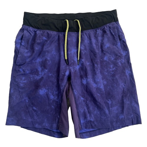 Lululemon T.H.E. Short Men's XL Purple Space Dye Unlined Drawstring