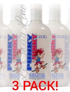 3X Punky Junky Creamy Gel Max Hold Wet Estilo 500g o 17.6 oz 3 PACK! - Picture 1 of 3