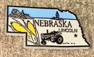 Vintage Souvenir Refrigerator Magnet Lincoln Nebraska - Picture 1 of 4