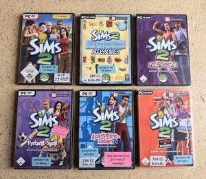 Die Sims 2 PC + 5 Erweiterungen Nightlife Freizeit Apartment Business AddOn - Bild 1 von 3