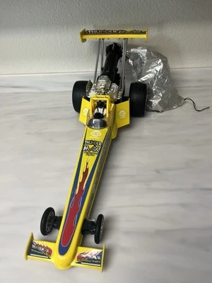 2001 Wow Wee Ken Albana Yellow Thunder Max Engine RC Dragster - Image 1 of 4