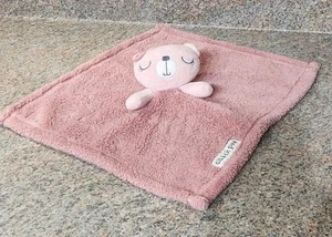 Chick Pea Bear Lovey Bow Plüsch Fleece Baby Security Decke Rosa Mauve 2019 - Bild 1 von 6