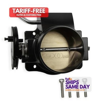 Holley 860010, One Black Aluminum Sniper Efi 90Mm Throttle Body Fits Ford 5.0L 4 - Image 1 of 4