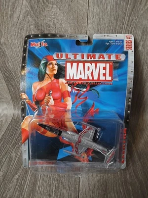New Maisto Marvel Series 1 Elektra F-104 Silver Starfighter Jet Plane Airplane - Image 1 of 3