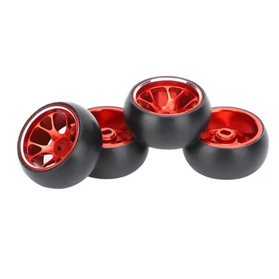 Remote Control Metal Wheel Hub Drift Tires For Wltoys K969 1/28 RC CarRed - Bild 1 von 4