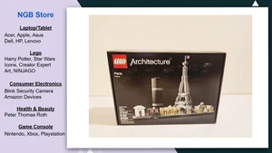 LEGO Architecture Paris Modellbauset 21044, neu, versiegelt, USA, in der Hand, schnell - Bild 1 von 8