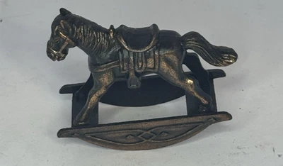 Caballo mecedor fundido a presión Durham Industries #16 miniatura de metal 1976 Foto 1 de 4