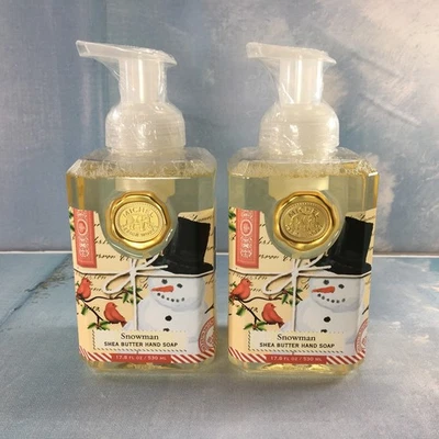 Michel Design Works Snowman Christmas Foaming Hand Soap, 2 Pack, 17.8 oz Each - Image 1 of 4