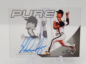2014 Leaf Q Pure NOLAN RYAN Glass Beautiful ON-CARD AUTO Legend HOF Autograph - Picture 1 of 4