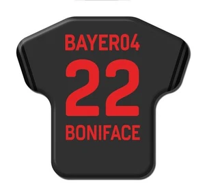 Calamita Magnete T-Shirt Calcio 2023/2024 Leverkusen 22 Victor Boniface - Foto 1 di 9