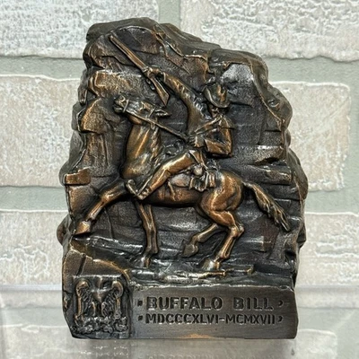 Banthrico Buffalo Bill Souvenir Monument Bank w/ Key The Scout Cody, WY Wyoming - Image 1 of 4