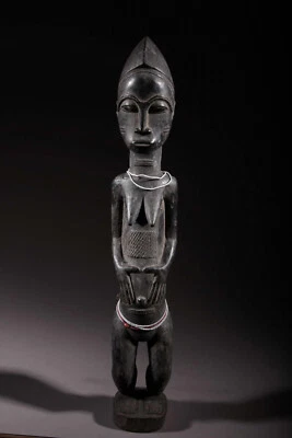 art africain Statue Baoulé 2570 - Photo 1/4