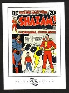DC LEGACY FIRST TITLE COVERS INSERT CARD FC5 SHAZAM ISSUE 1 - Bild 1 von 1